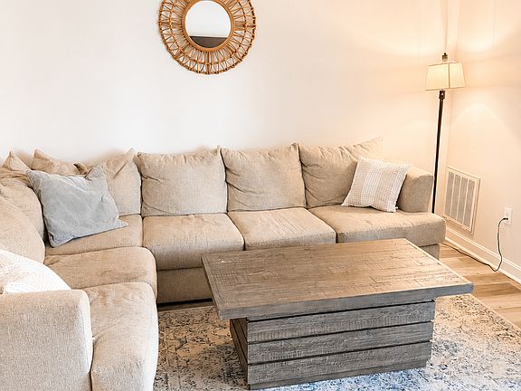 Couch in living room