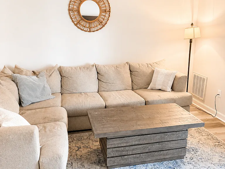 Couch in living room