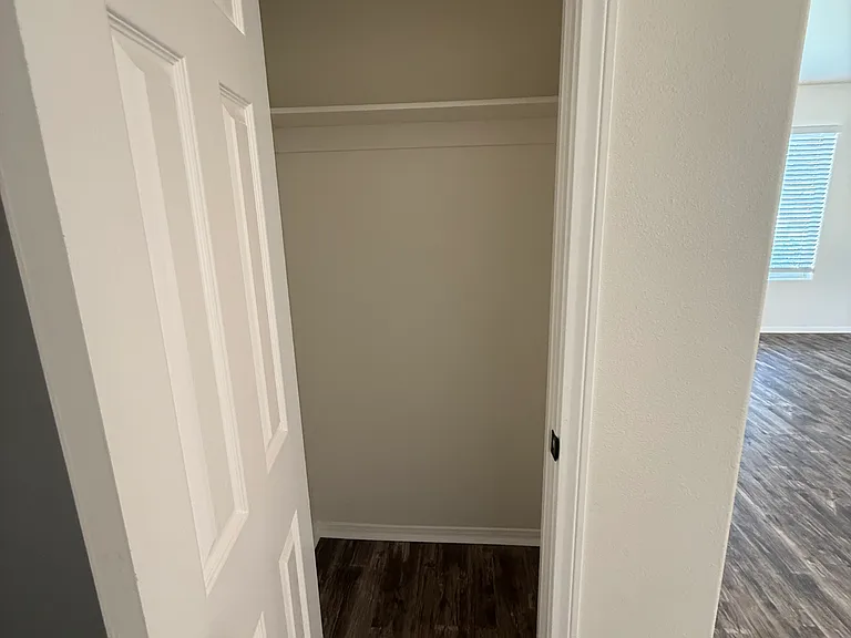 Extra closet, great for a pantry