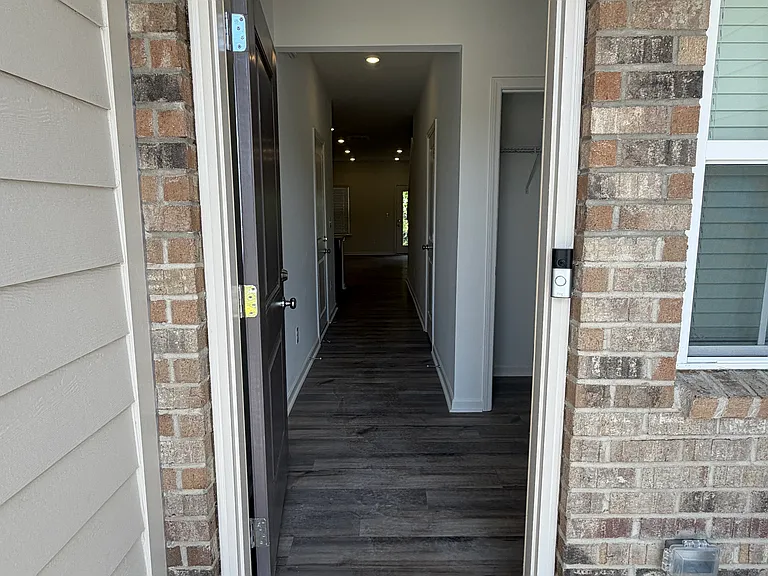 Porched Entrance