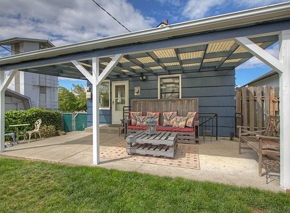 Large covered patio for year round entertaining.