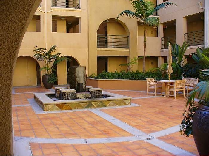 front entrance courtyard