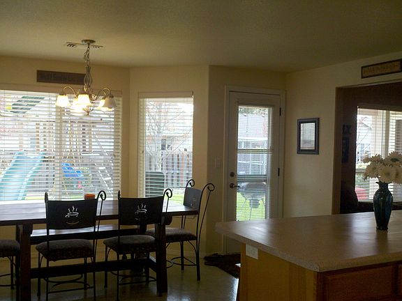 Dining Room with Large Picture Windows