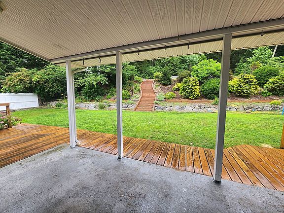 Back covered patio