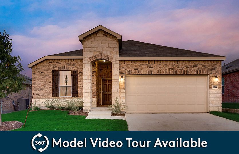 Exterior Q - The Eastgate plan, a one-story home with 2-car garage