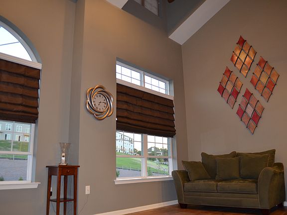 Living Room/ Front windows