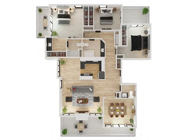 Floor plan Penthouse A