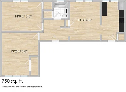 Floor plan 1228 Austin D