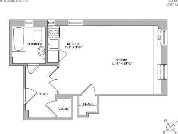 2nd image of 225 W 23rd St APT 1J