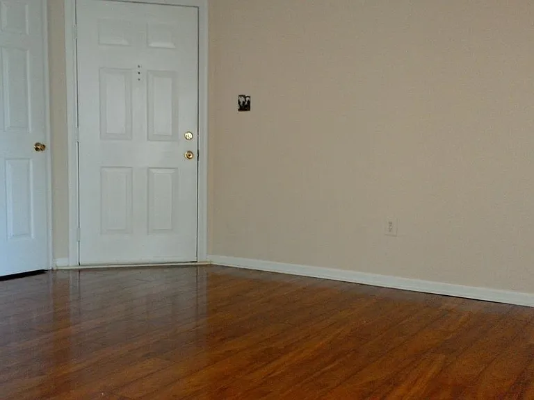 Hardwood floor in living room