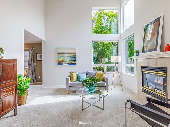 Gorgeous windows.  Love the view of the trees. 