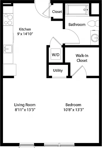 Floor plan Studio