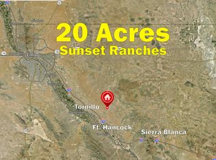 Pn 62617 Sunset Ranches #112, Fort Hancock, TX 79839