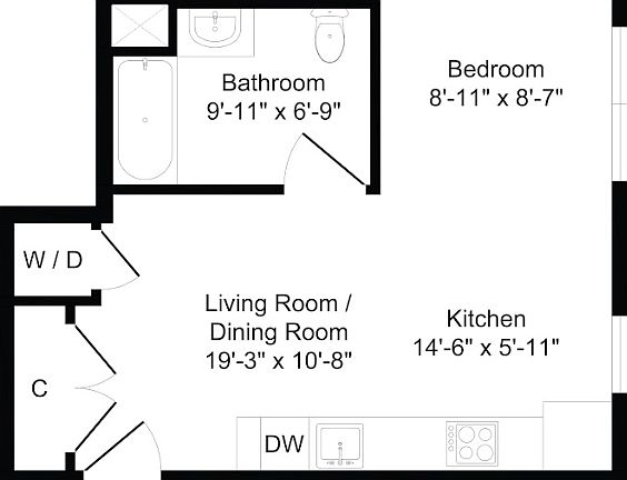 4th image of 30-32 McAdoo Ave #501