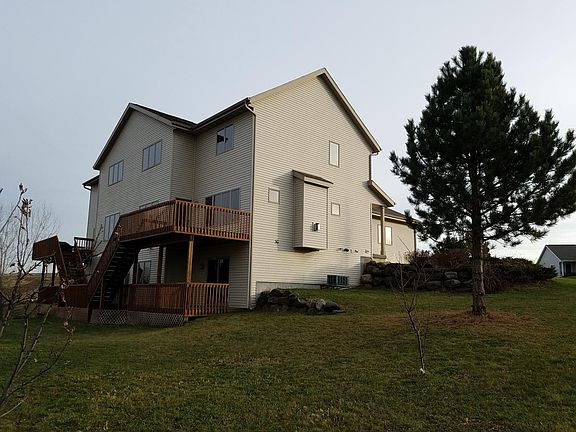 Back exterior with two decks