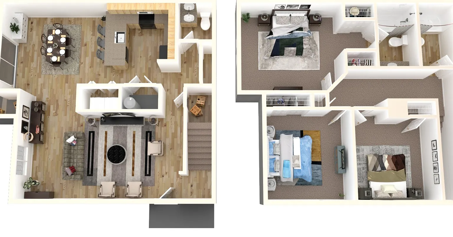 3 bed, 2.5 bath, 1447 sqft, $1,508 — Photo 3