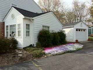 side view attached garage