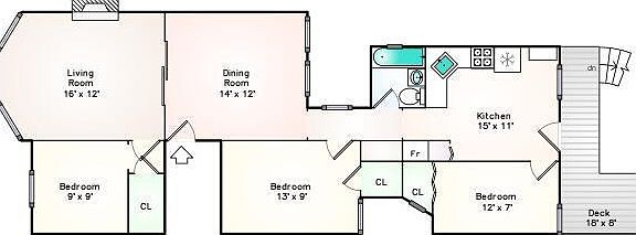 2nd image of 1020 W Belmont Ave #3