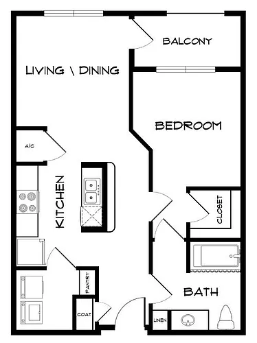 Floor plan A2B