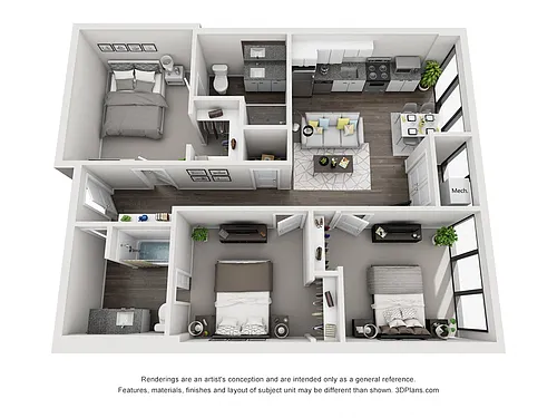 Floor plan The Kiln