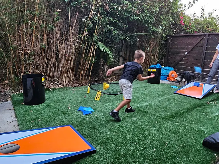 outdoor game area