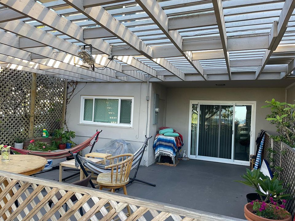 Spacious outdoor patio