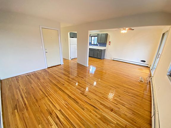 Living room and dining room