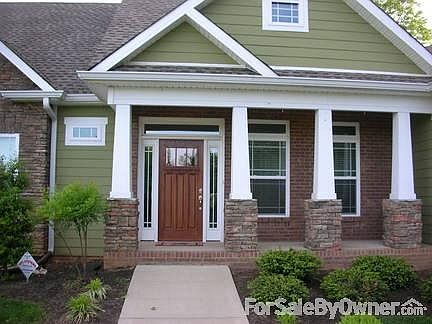 front porch and craftsman door
