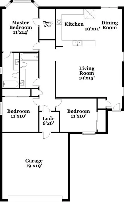 3 bed, 2.0 bath, 1261 sqft, $1,860 — Photo 2
