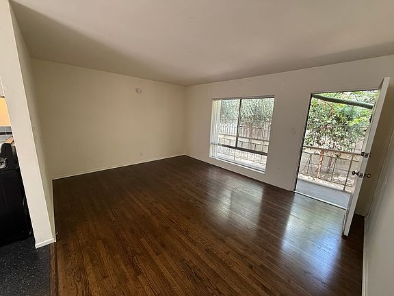 Picture window overlooking garden