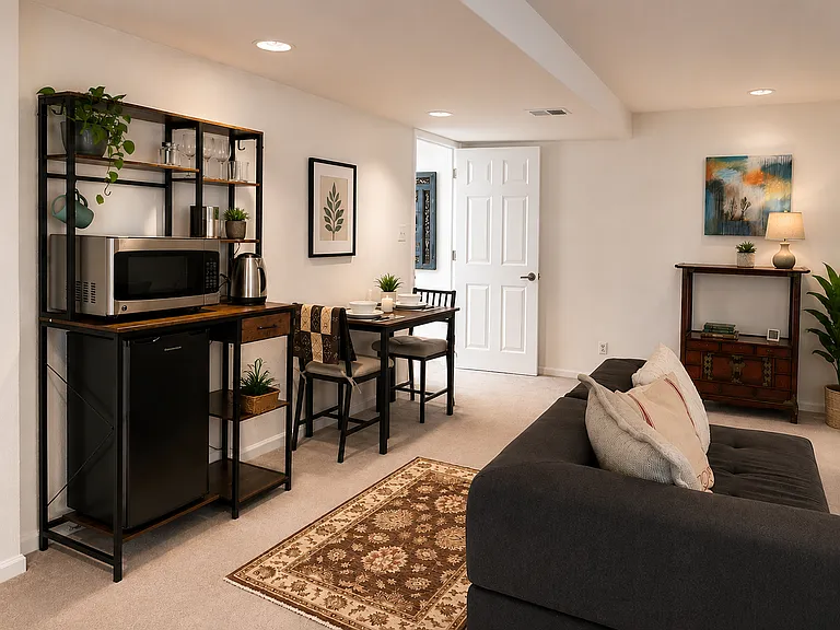 Private kitchenette/dining area