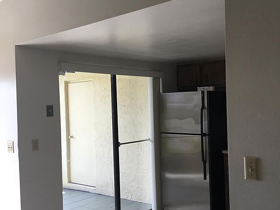 View to enclosed sun room