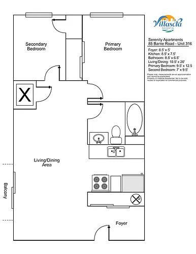 Floor plan 316