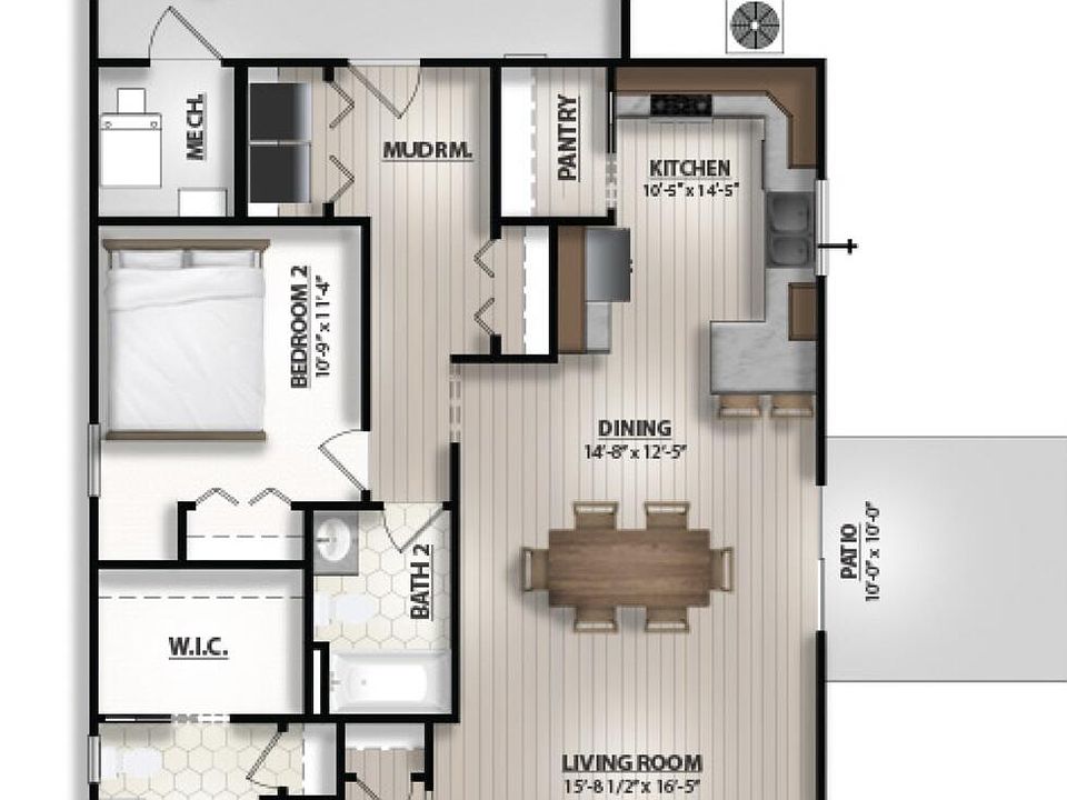 2nd image of 6623 Bellflower Dr #1