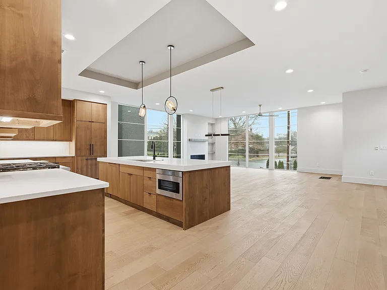 Modern kitchen with premium finishes and generous counter space
