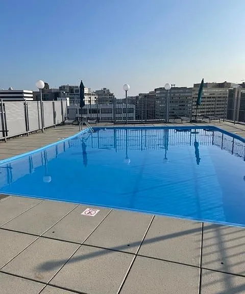Rooftop pool