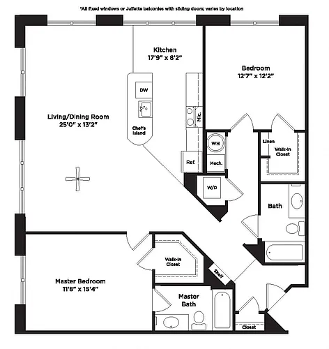 Floor plan B16B
