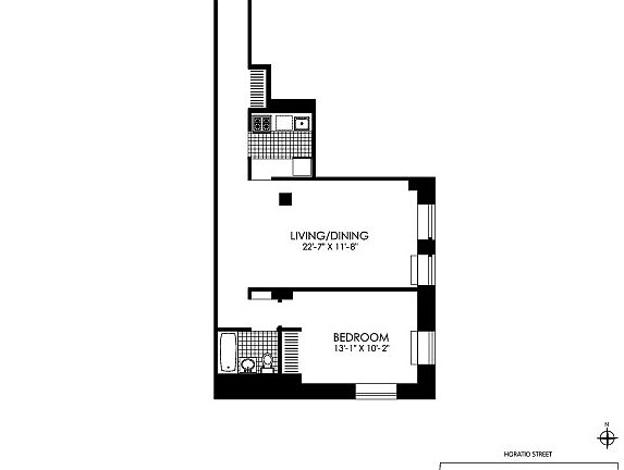2nd image of 110 Horatio St APT 720