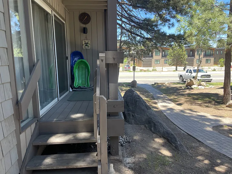 Condo front porch