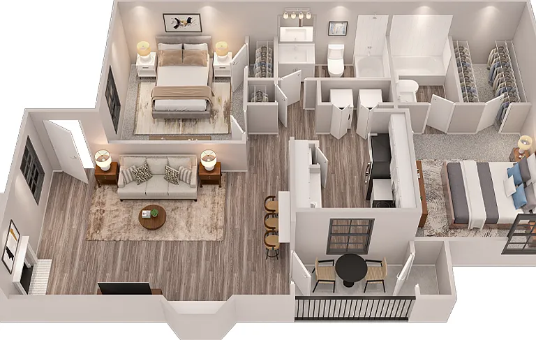 Parc Plaza Apartments — Photo 53