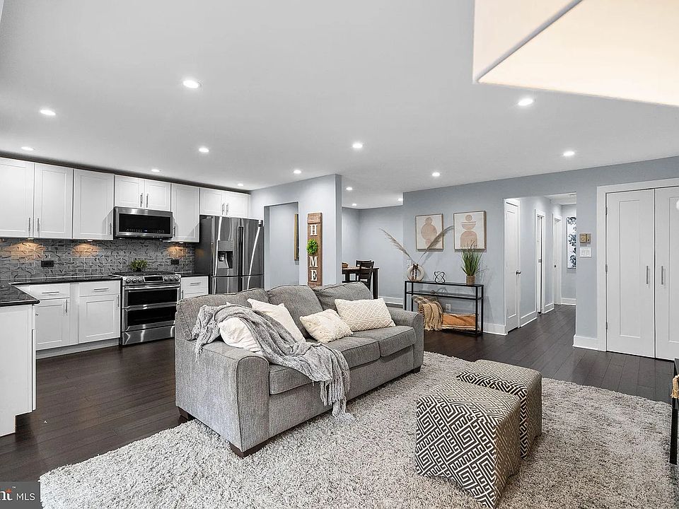 Living, dining and kitchen