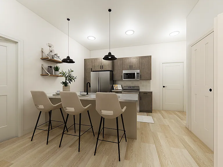 2B Kitchen View Rendering