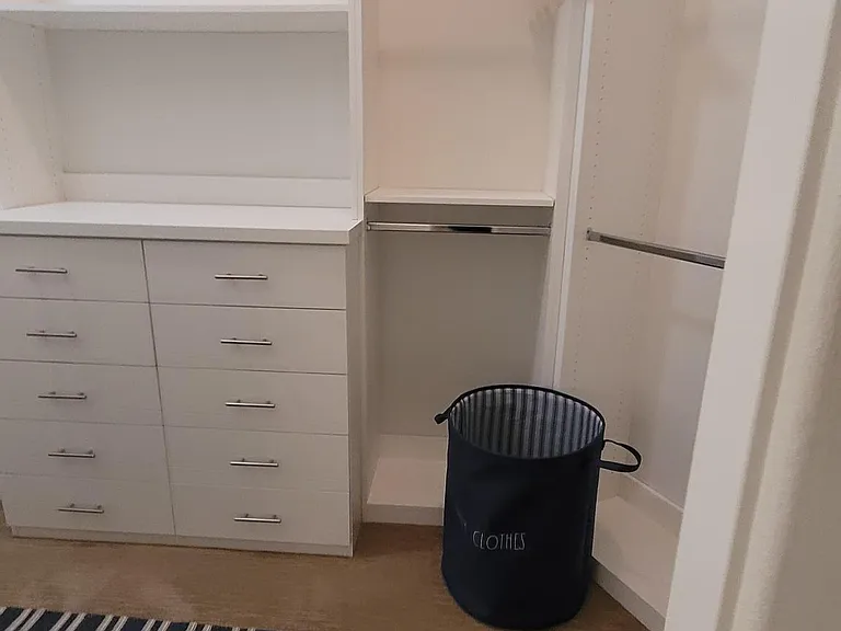 Large primary custom closet