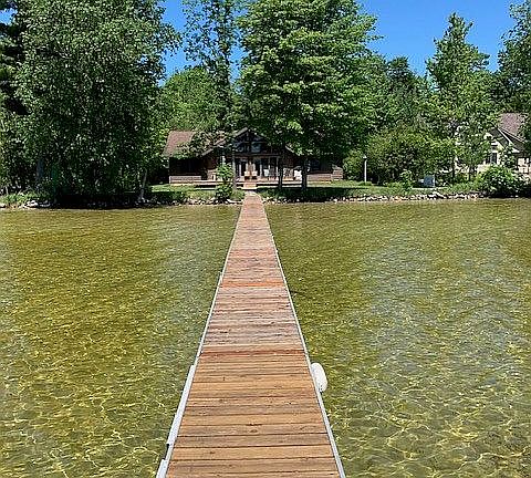 view from end of dock