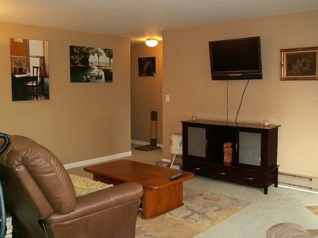 Living Room -Warm Colors, New Base Trim & New Rounded Corners!