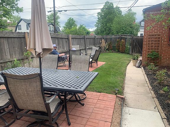 Backyard (fenced in, and not shared)