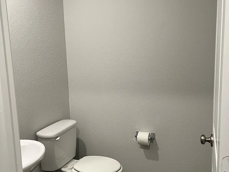 Downstairs powder bathroom