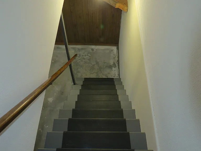 Stairs to private basement