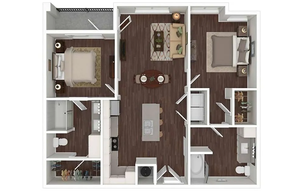 Floor plan Dune North