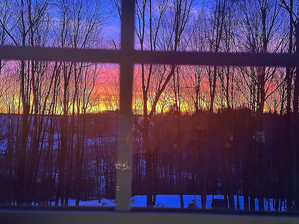 Sunset from window